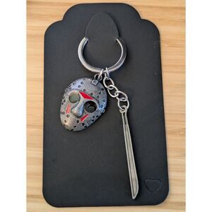 Friday the 13th Jason Voorhees Keychain Machete Horror Halloween Slasher New